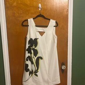 White cocktail dress